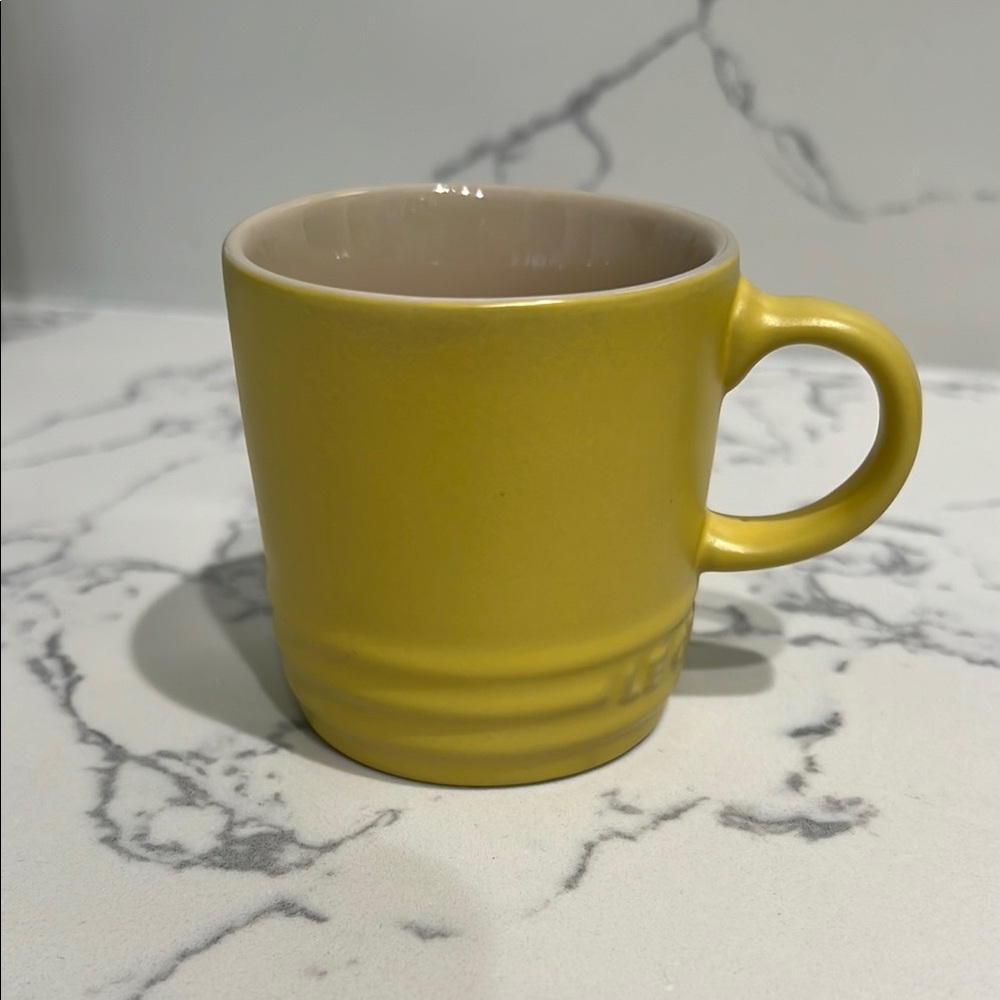 Le Creuset Yellow Ceramic Espresso Mug